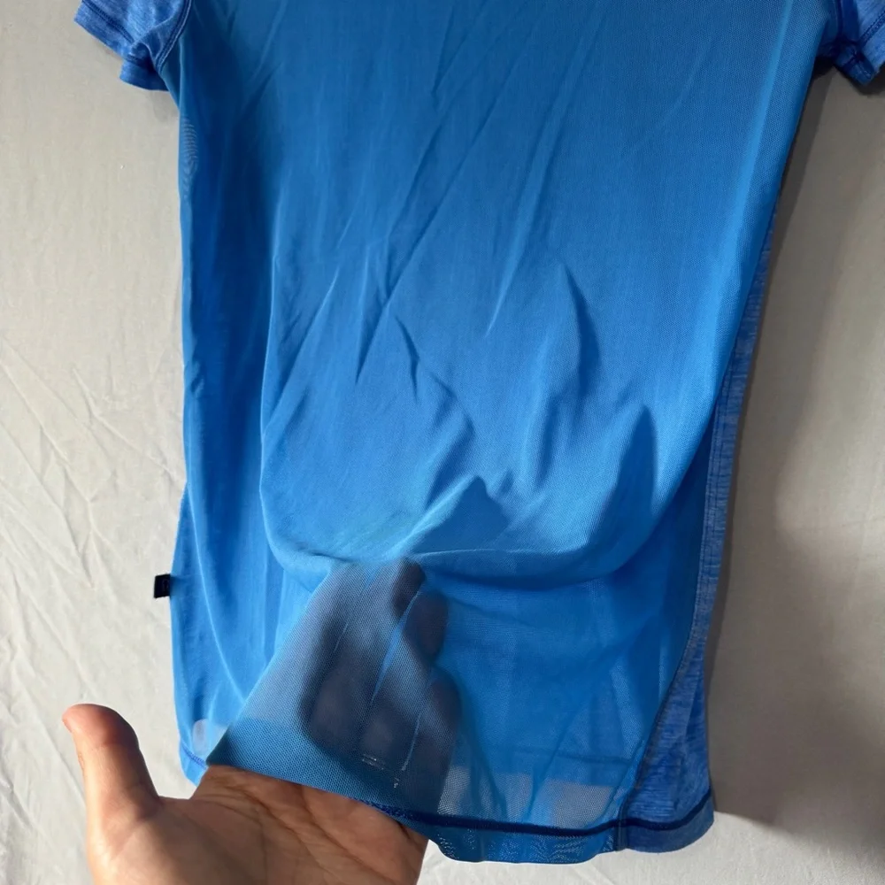 lululemon athletica Blue Short Sleeve Performance Tee - Picture 6 of 6